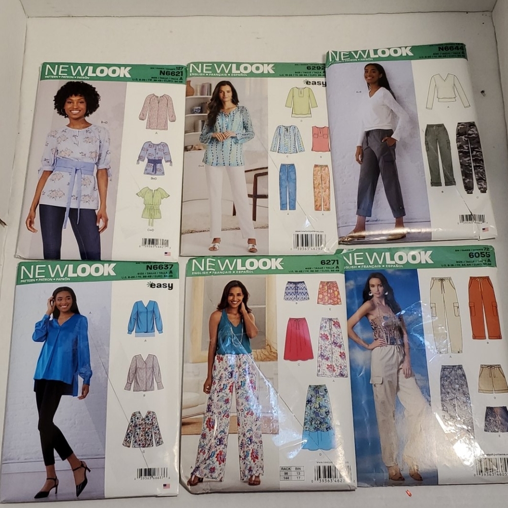 New Look Patterns Shirts Pants Tops Skirt Blouse